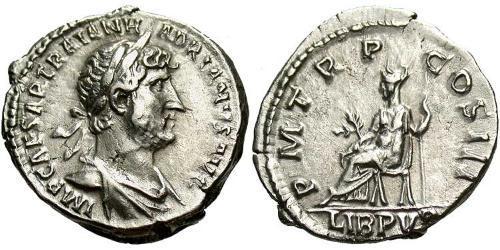 1 Denarius 羅馬帝國 銀 哈德良