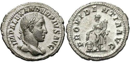 1 Denarius 羅馬帝國 銀 亚历山大·塞维鲁 (208-235)