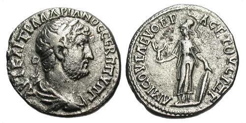 1 Denarius 羅馬帝國 銀 哈德良