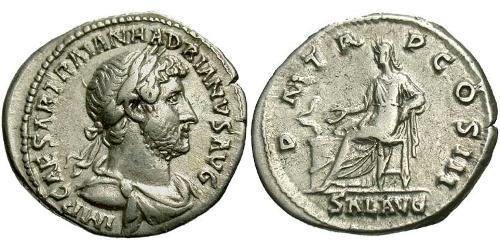 1 Denarius 羅馬帝國 銀 哈德良