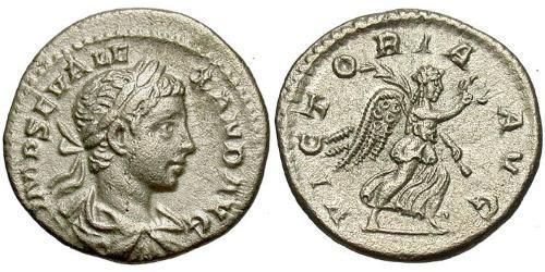 1 Denarius 羅馬帝國 銀 亚历山大·塞维鲁 (208-235)