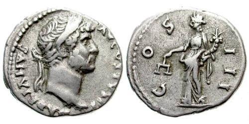 1 Denarius 羅馬帝國 銀 哈德良