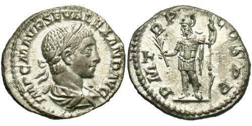 1 Denarius 羅馬帝國 銀 亚历山大·塞维鲁 (208-235)