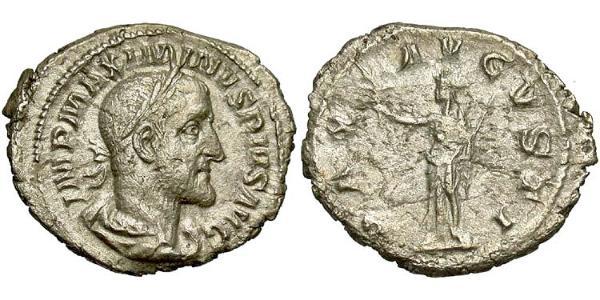 1 Denarius 羅馬帝國 銀 Maximinus I Thrax (173-238)