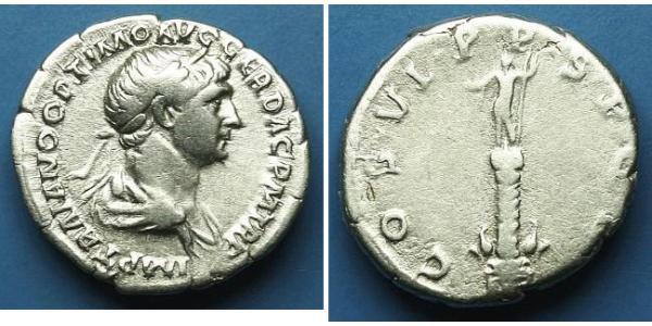 1 Denarius 羅馬帝國 銀 Trajan (53-117)