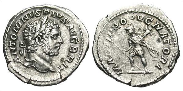 1 Denarius 羅馬帝國 銀 Caracalla (188-217)