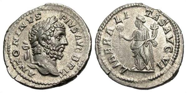 1 Denarius 羅馬帝國 銀 Caracalla (188-217)