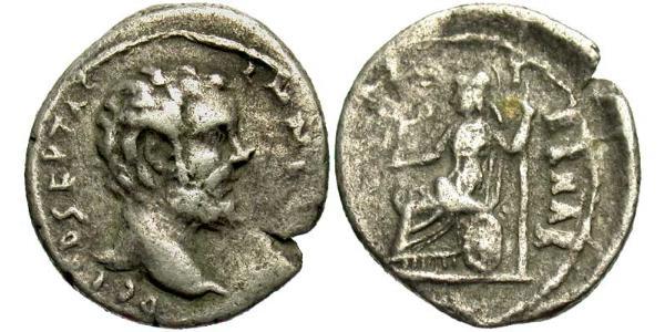 1 Denarius 羅馬帝國 銀 Clodius Albinus (150-197)