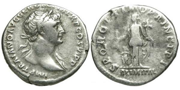 1 Denarius 羅馬帝國 銀 Trajan (53-117)