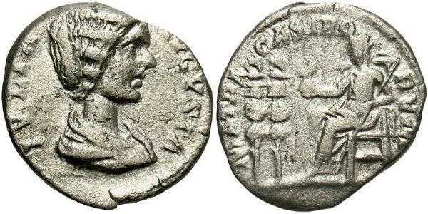 1 Denarius 羅馬帝國 銀 尤利亞·多姆娜