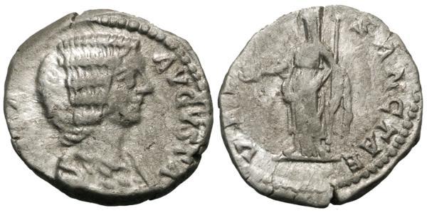 1 Denarius 羅馬帝國 銀 尤利亞·多姆娜
