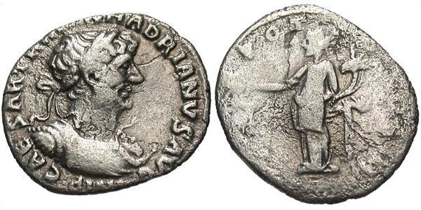 1 Denarius 羅馬帝國 銀 哈德良