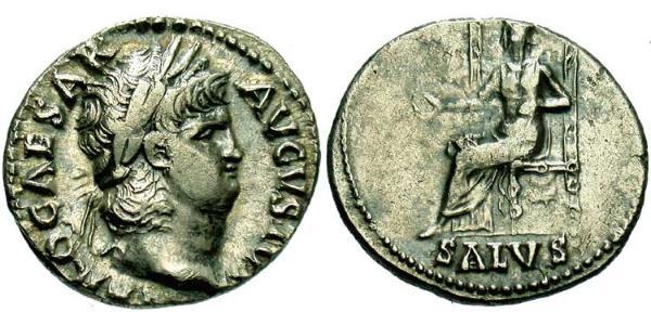 1 Denarius 羅馬帝國 銀 Nero  (37- 68)