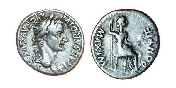 1 Denarius 羅馬帝國 銀 Tiberius Claudius Nero (42 BC-37)