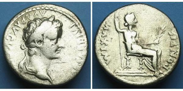 1 Denarius 羅馬帝國 銀 Tiberius Claudius Nero (42 BC-37)