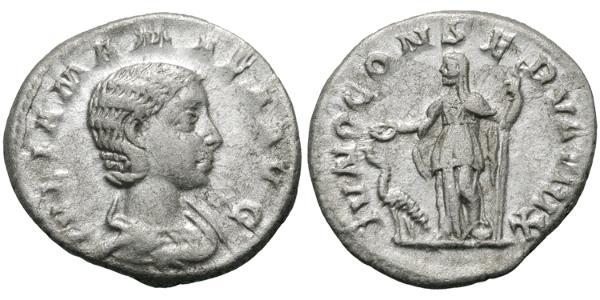 1 Denarius 羅馬帝國 銀 Julia Avita Mamaea (180-235)