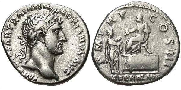 1 Denarius 羅馬帝國 銀 哈德良