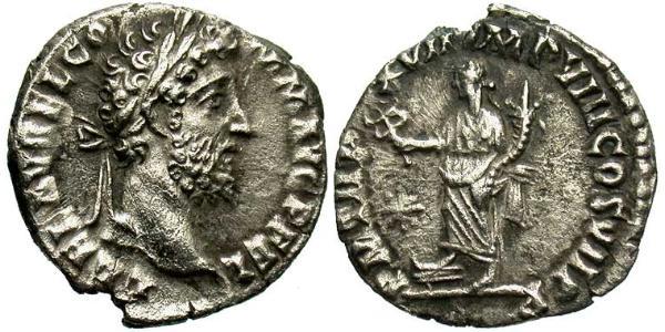 1 Denarius 羅馬帝國 銀 康茂德