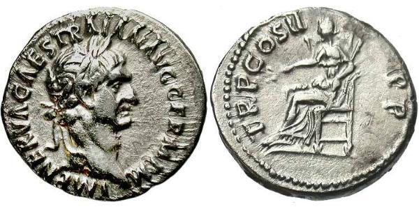 1 Denarius 羅馬帝國 銀 Trajan (53-117)