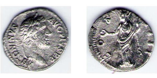 1 Denarius 羅馬帝國 銀 Antoninus Pius  (86-161)