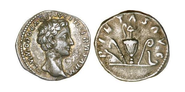 1 Denarius 羅馬帝國 銀 康茂德