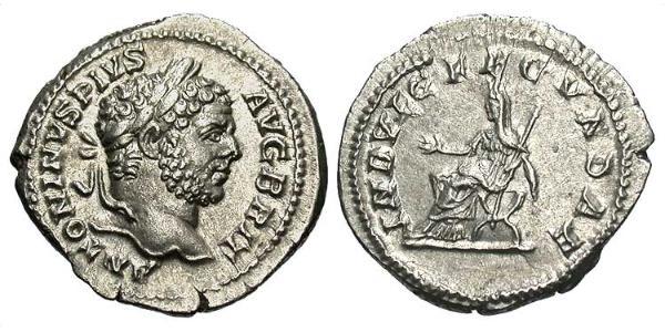 1 Denarius 羅馬帝國 銀 Caracalla (188-217)