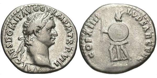 1 Denarius 羅馬帝國 銀 Domitian  (51-96)