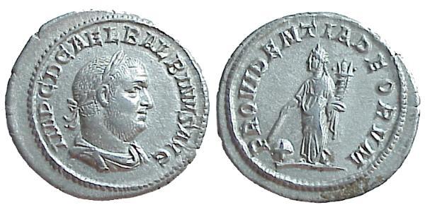 1 Denarius 羅馬帝國 銀 Decimus Balbinus (165-238)