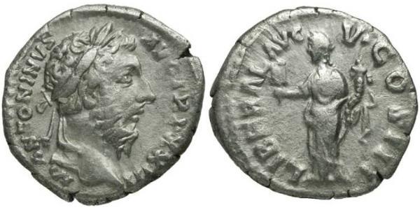 1 Denarius 羅馬帝國 銀 Marcus Aurelius (121-180)
