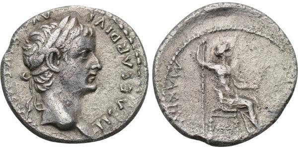 1 Denarius 羅馬帝國 銀 Tiberius Claudius Nero (42 BC-37)