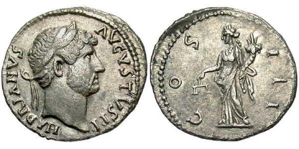 1 Denarius 羅馬帝國 銀 哈德良