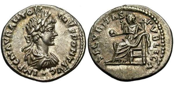 1 Denarius 羅馬帝國 銀 Caracalla (188-217)
