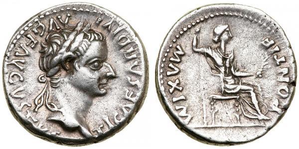 1 Denarius 羅馬帝國 銀 Tiberius Claudius Nero (42 BC-37)