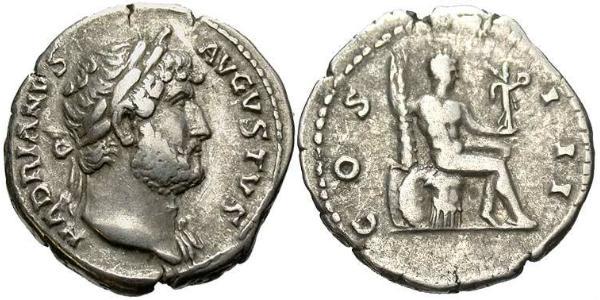 1 Denarius 羅馬帝國 銀 哈德良