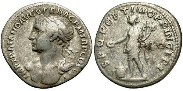 1 Denarius 羅馬帝國 銀 Trajan (53-117)