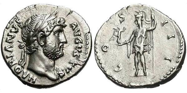 1 Denarius 羅馬帝國 銀 哈德良