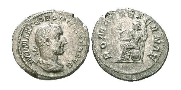 1 Denarius 羅馬帝國 銀 戈尔迪安一世