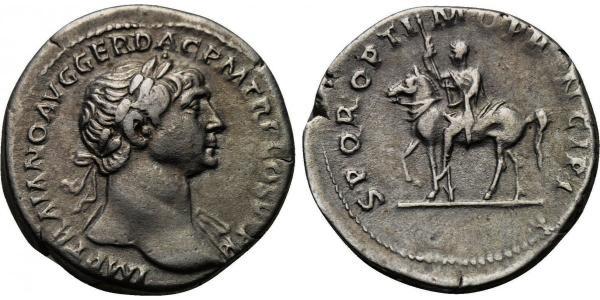 1 Denarius 羅馬帝國 銀 Trajan (53-117)