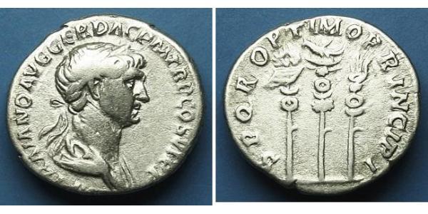 1 Denarius 羅馬帝國 銀 Trajan (53-117)