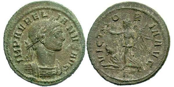 1 Denarius 羅馬帝國 青铜 奥勒良