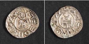 1 Denaro Boemia Argento Wratislaus II of Bohemia (?-1092)