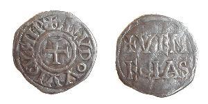 1 Denaro Regno franco (481-843) Argento Ludovico il Pio (778-840)