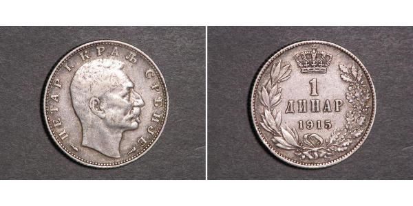 1 Denaro Serbia Argento 