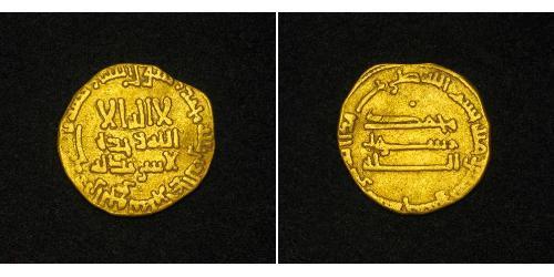 1 Denaro Abbasid Caliphate (750-1258) Oro 