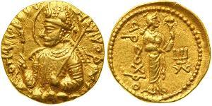 1 Denaro Impero Kusana (60-375) Oro Huvishka (?-180)