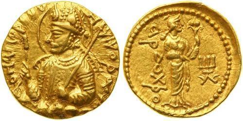 1 Denaro Impero Kusana (60-375) Oro Huvishka (?-180)