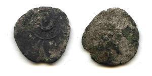1 Denga Grande-Principauté de Moscou (1263 — 1547) Argent 