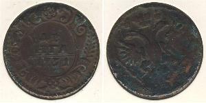 1 Denga Russisches Reich (1720-1917) Kupfer Jelisaweta I Petrowna (1709-1762)