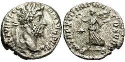 1 Denier Empire romain (27BC-395) Argent Commode (161-192)