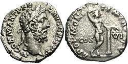 1 Denier Empire romain (27BC-395) Argent Commode (161-192)